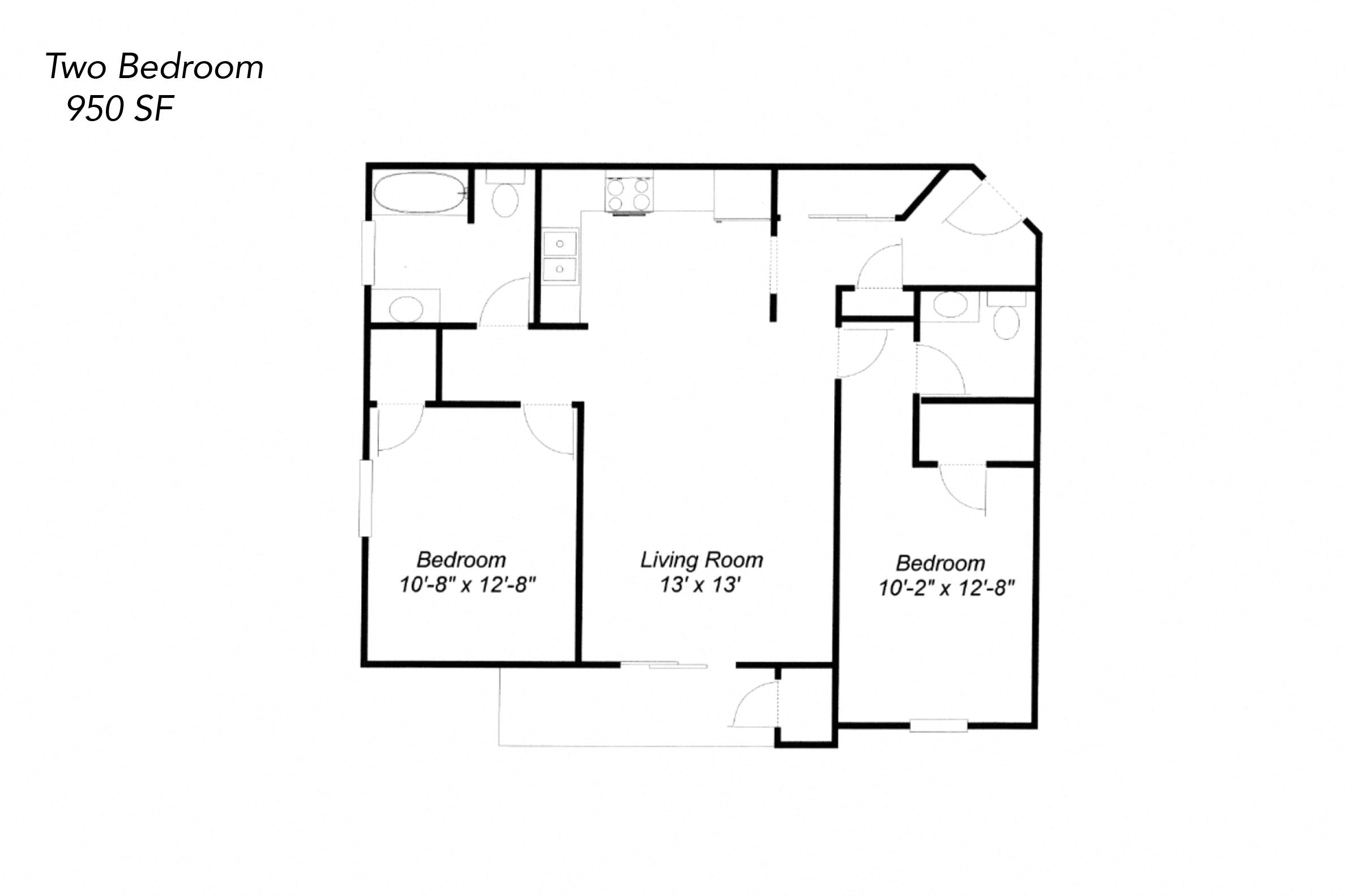 Floor Plans of Eagle Ridge Apartments in Red Wing, MN